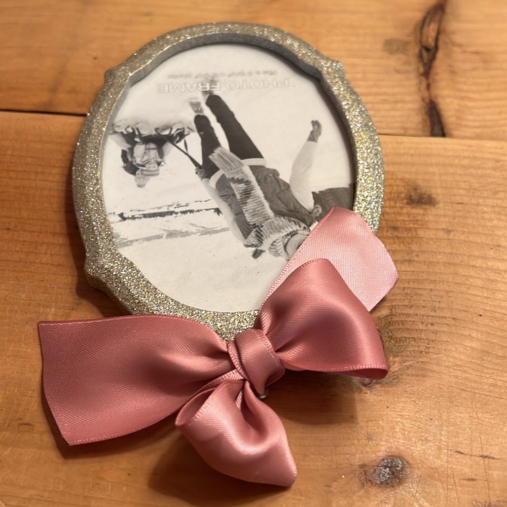 💚 3 for $15 💚 - Sparkly Photo Frame With Bow - NWOT - Picture 6 of 16